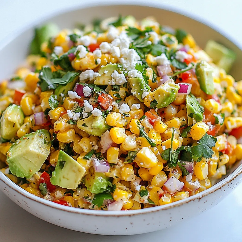 Mexican Street Corn Salad Bold and Flavorful Dish