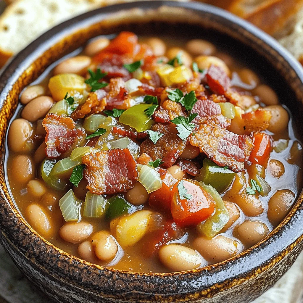Cowboy beans are a hearty and flavorful dish. They are often made with dried beans, bacon, and spices. This meal has roots in cowboy culture, where simple, filling foods were essential.