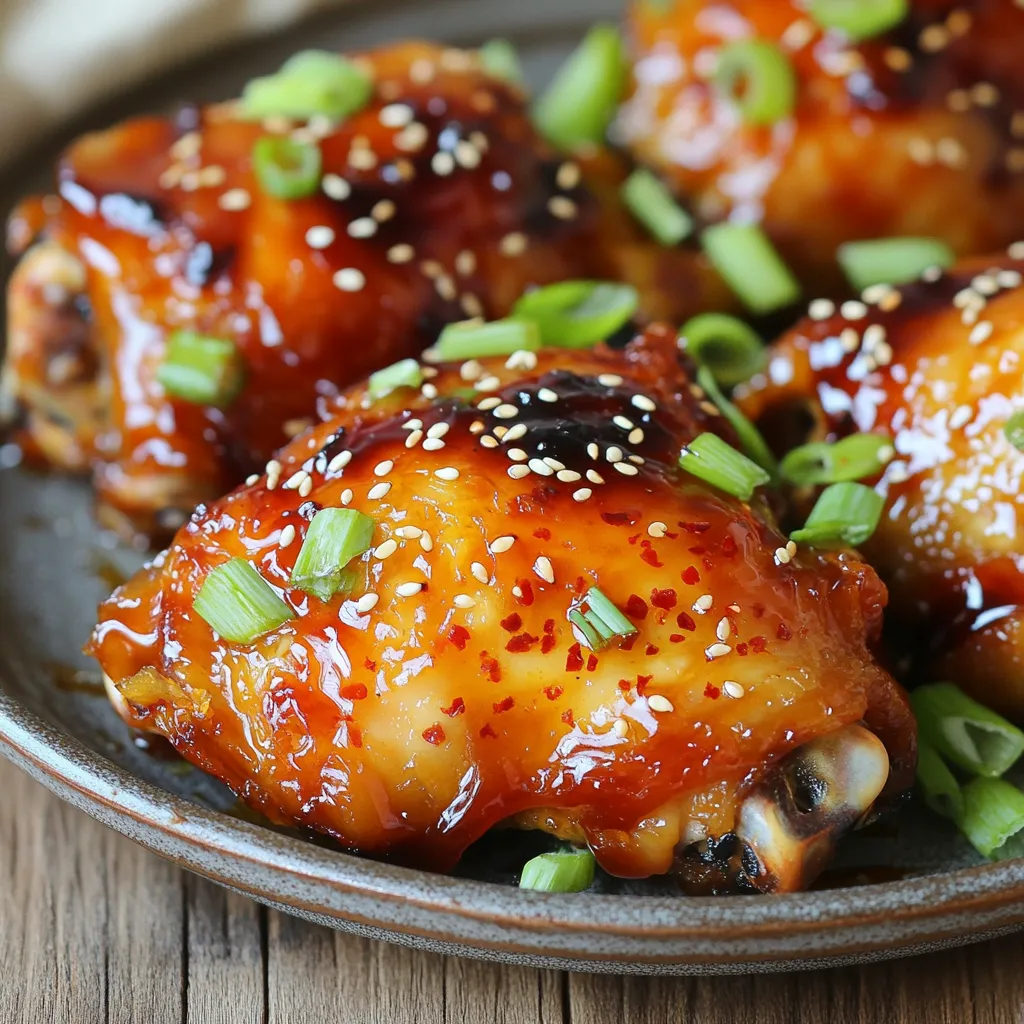 Air Fryer Sweet Spicy Chicken Thighs Irresistible Meal