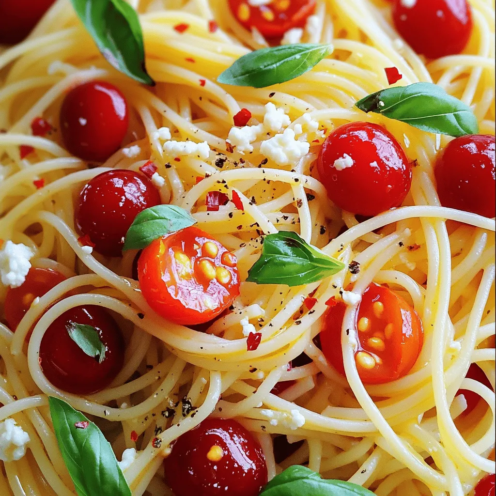 Summer Cherry Spaghetti Fresh and Flavorful Delight