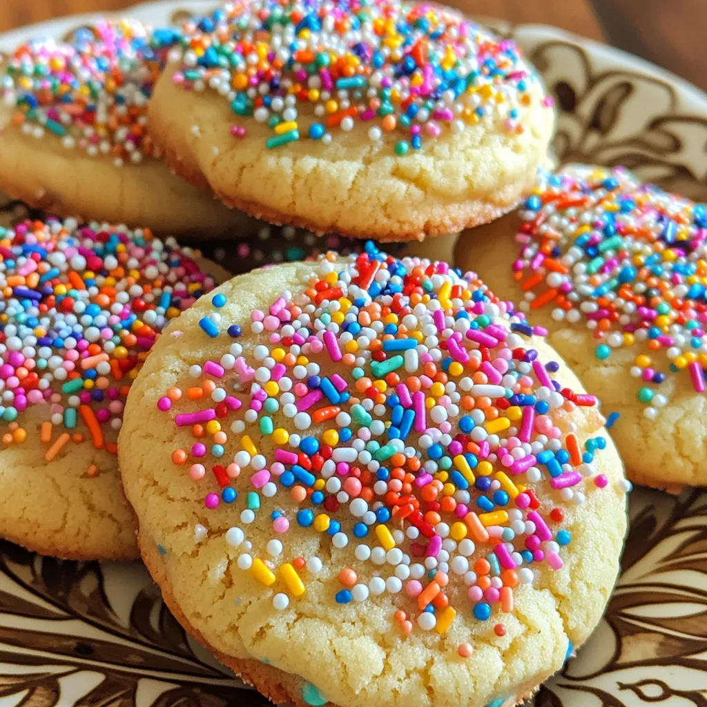 Soft Sprinkle Sugar Cookies Delightfully Easy Recipe