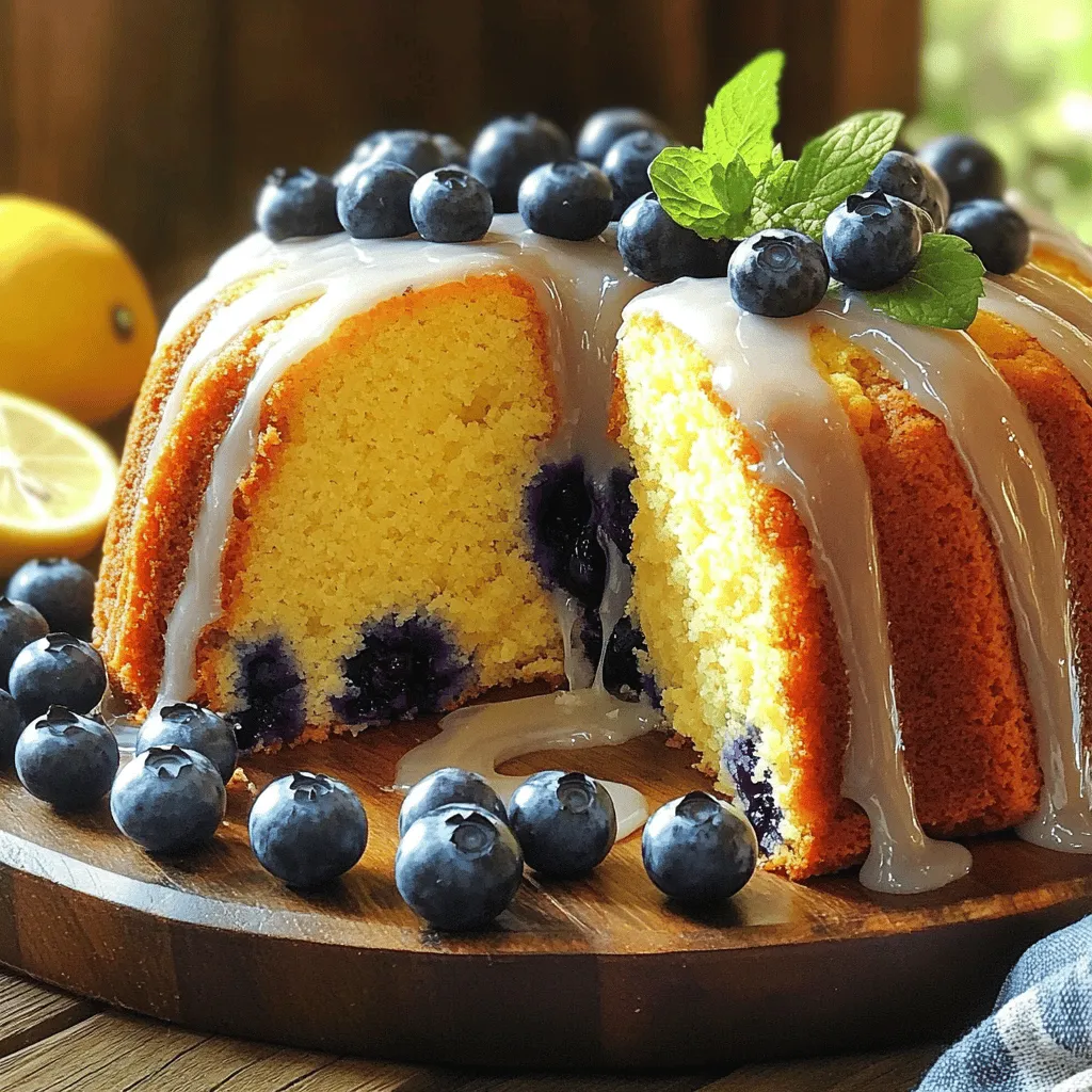 Lemon Blueberry Pound Cake Simple and Tasty Recipe