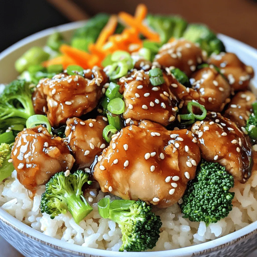 Teriyaki Chicken Rice Bowl Flavorful and Easy Meal