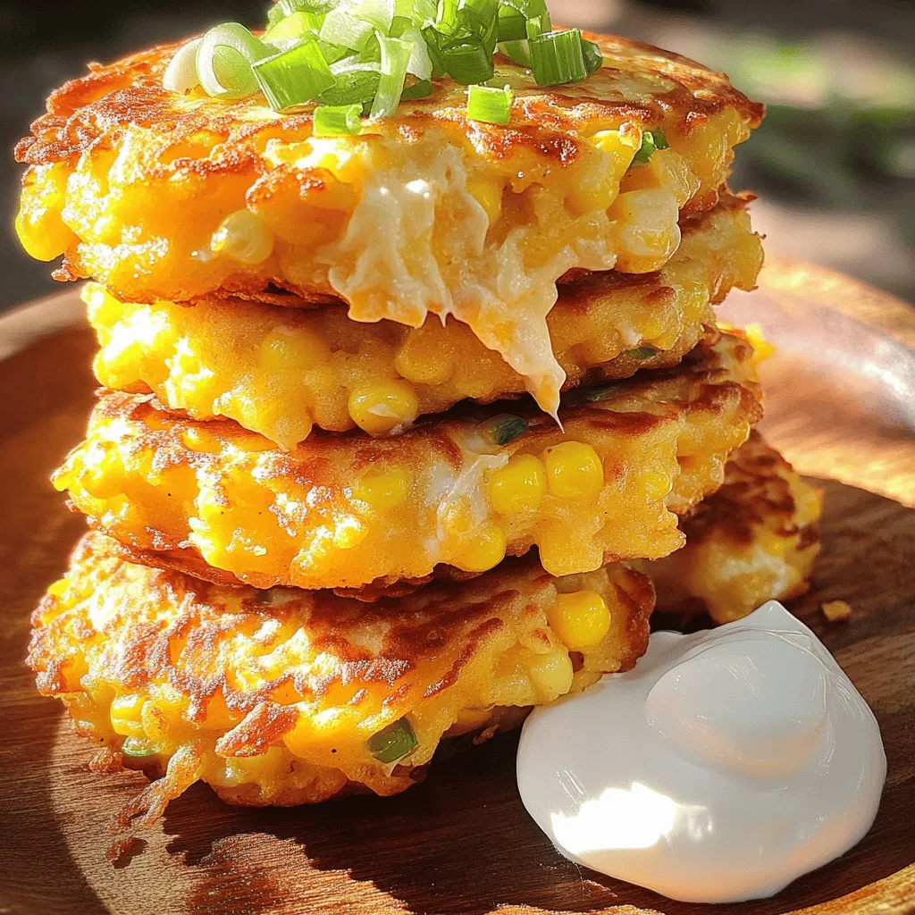 Cheesy Corn Fritters Crispy and Flavorful Snack