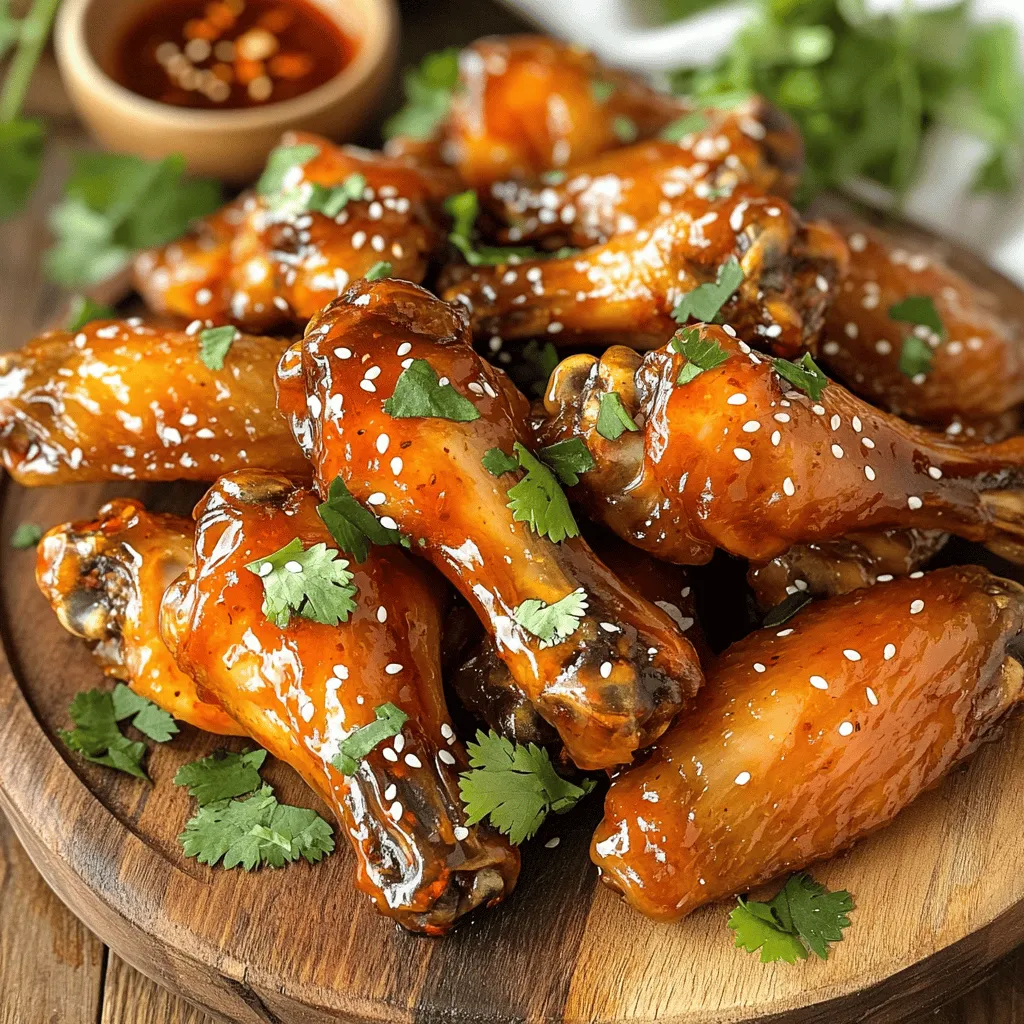 Air Fryer Honey Sriracha Wings Flavorful and Easy Recipe