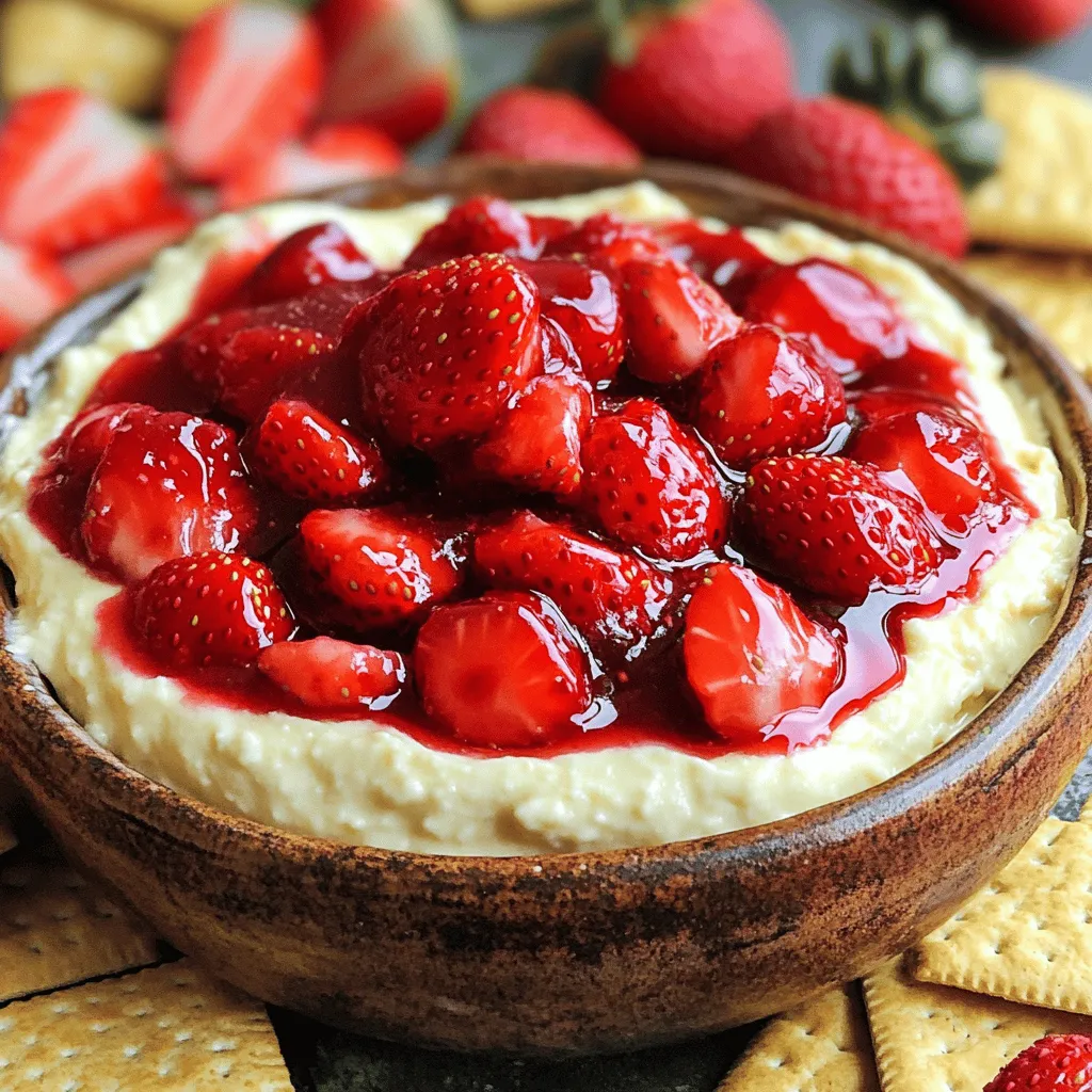 Strawberry Cheesecake Dip Easy and Tasty Recipe