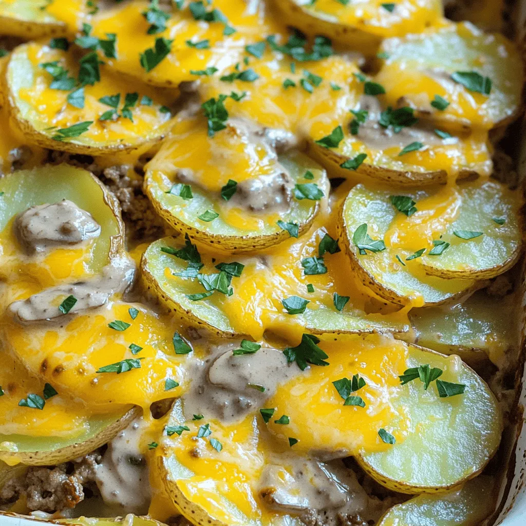 Easy Hamburger Potato Casserole Savory Comfort Meal