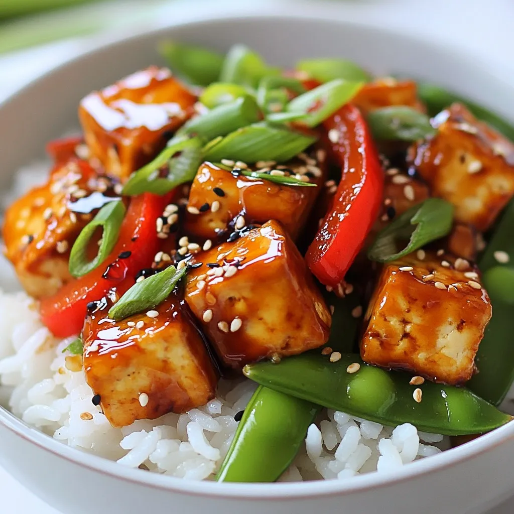 Teriyaki Tofu Rice Bowls Flavorful and Healthy Meal