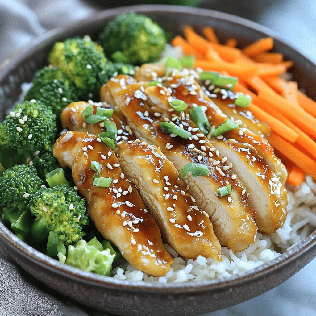 Savory Teriyaki Chicken Bowls with Rice Recipe