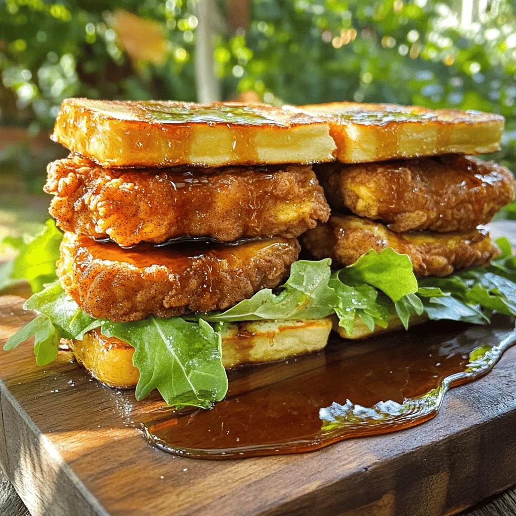 Irresistible French Toast Fried Chicken Sandwich Recipe