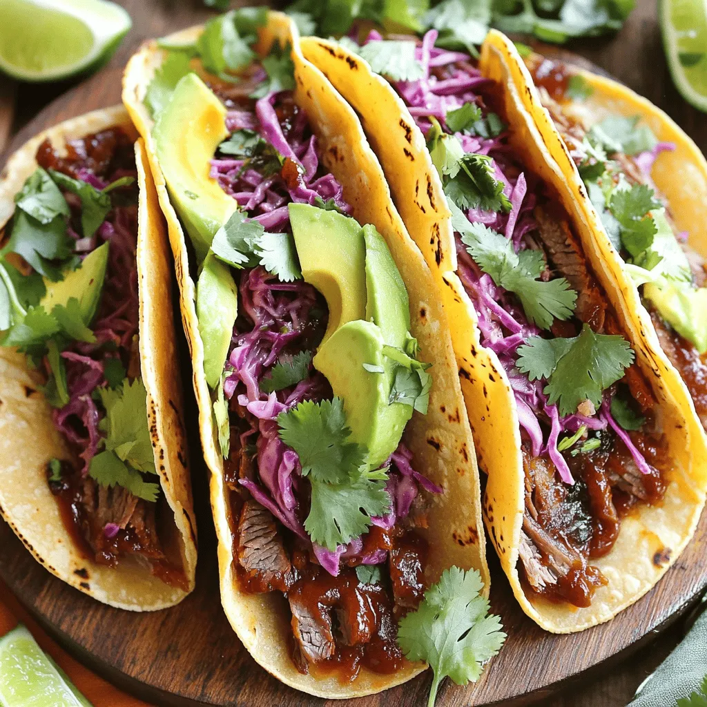 BBQ beef brisket tacos are a fun twist on classic tacos. They combine tender, smoky brisket with fresh toppings. You can enjoy them as a tasty meal or snack.