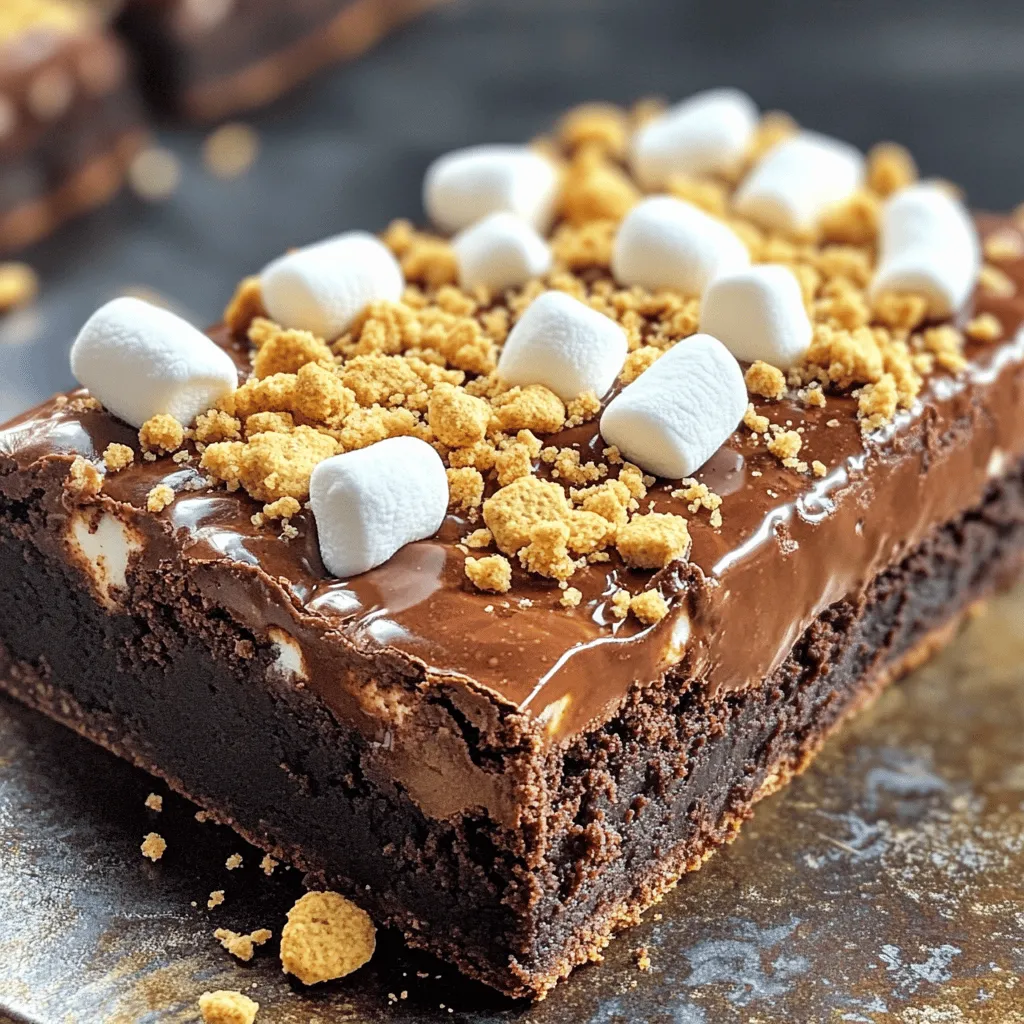 S&#8217;mores Brownie Bars Rich and Decadent Treat
