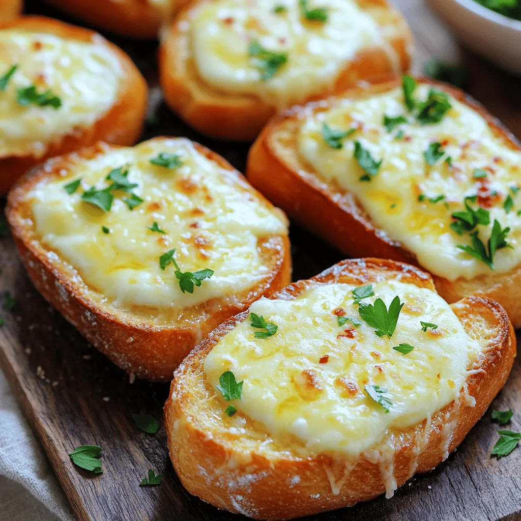 Cheesy Garlic Bread Melts for Flavorful Goodness