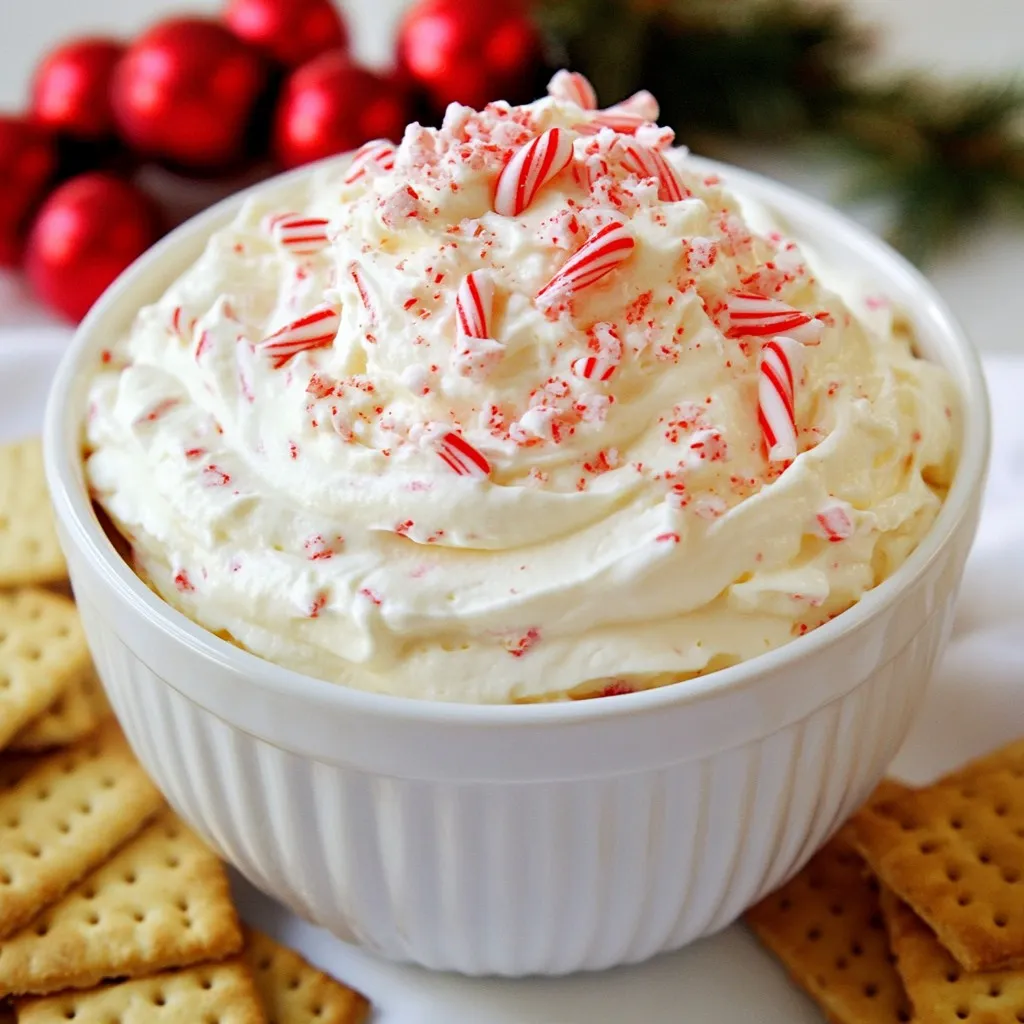 Peppermint Candy Cane Dip Delightful Holiday Treat