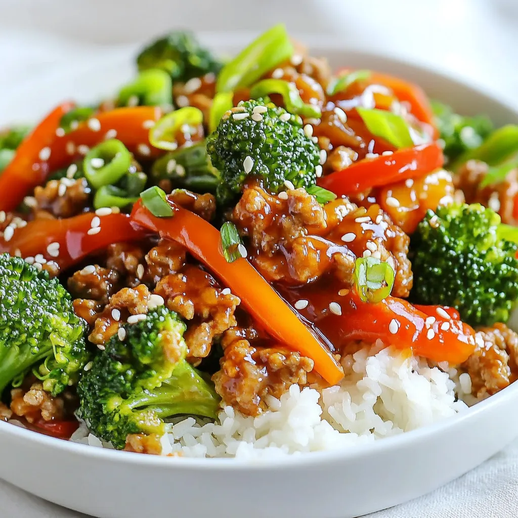 Ground Turkey Teriyaki Stir Fry Flavorful and Simple