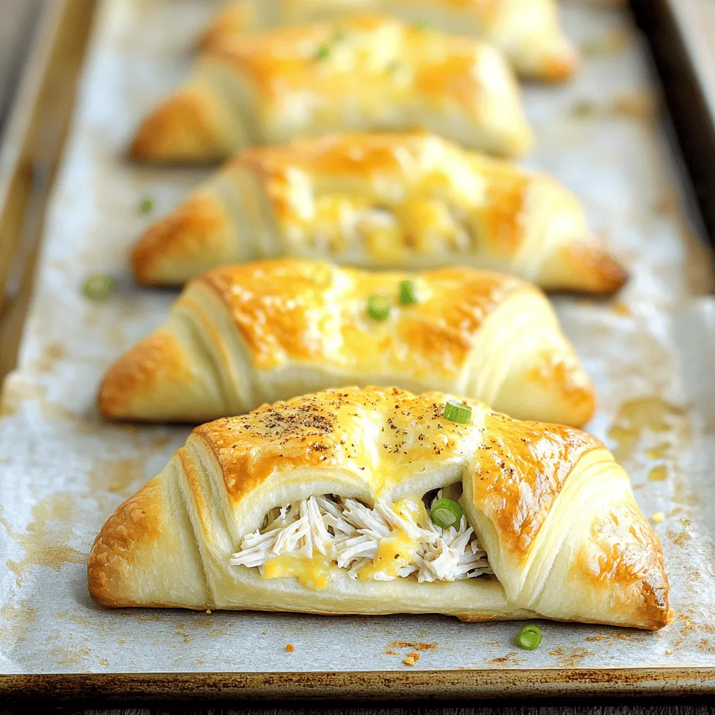 Chicken crescent rolls are a tasty and easy dish. They use crescent roll dough filled with savory chicken mix. This dish is popular because it is quick to make and fun to eat. You can serve them as snacks, appetizers, or part of a meal.