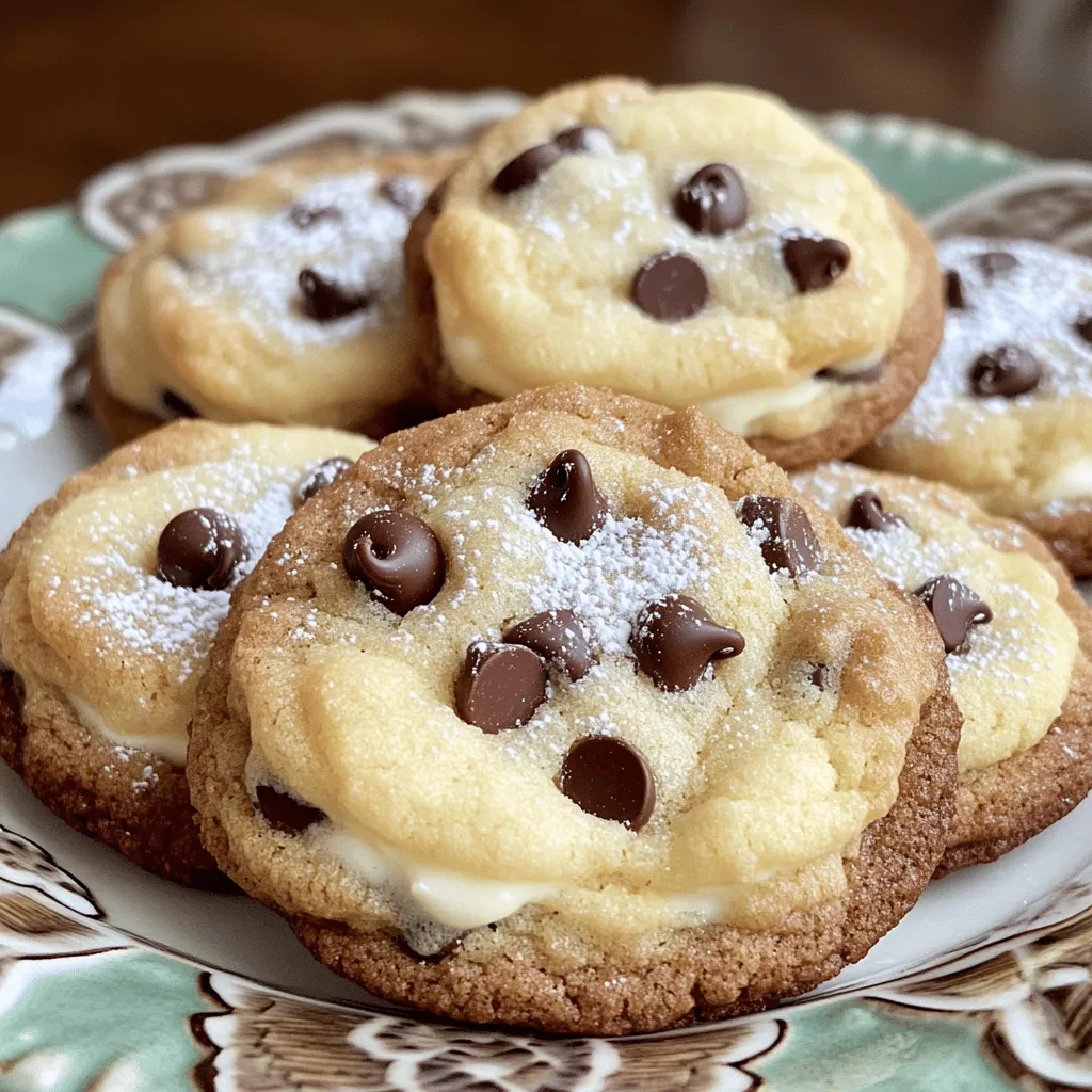 Chocolate Chip Cheesecake Cookies Delightful Treat