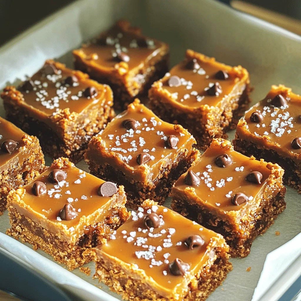 Salted Caramel Pretzel Bars No Bake Easy Treat