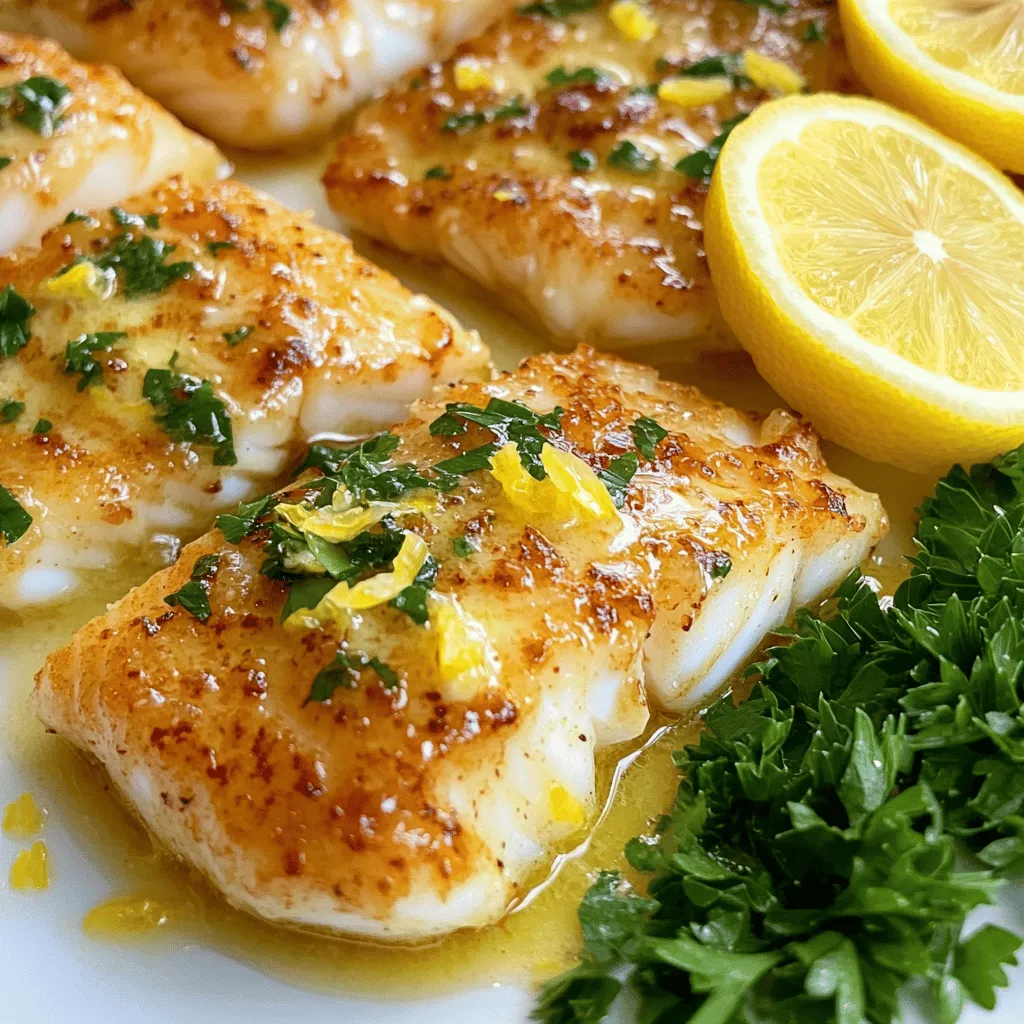 Lemon Garlic Butter Cod Flavorful and Simple Dinner