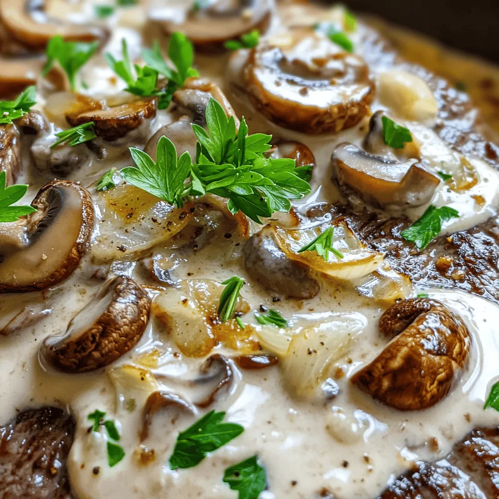 Creamy Mushroom Sauce Recipe for Steak Lovers Delight