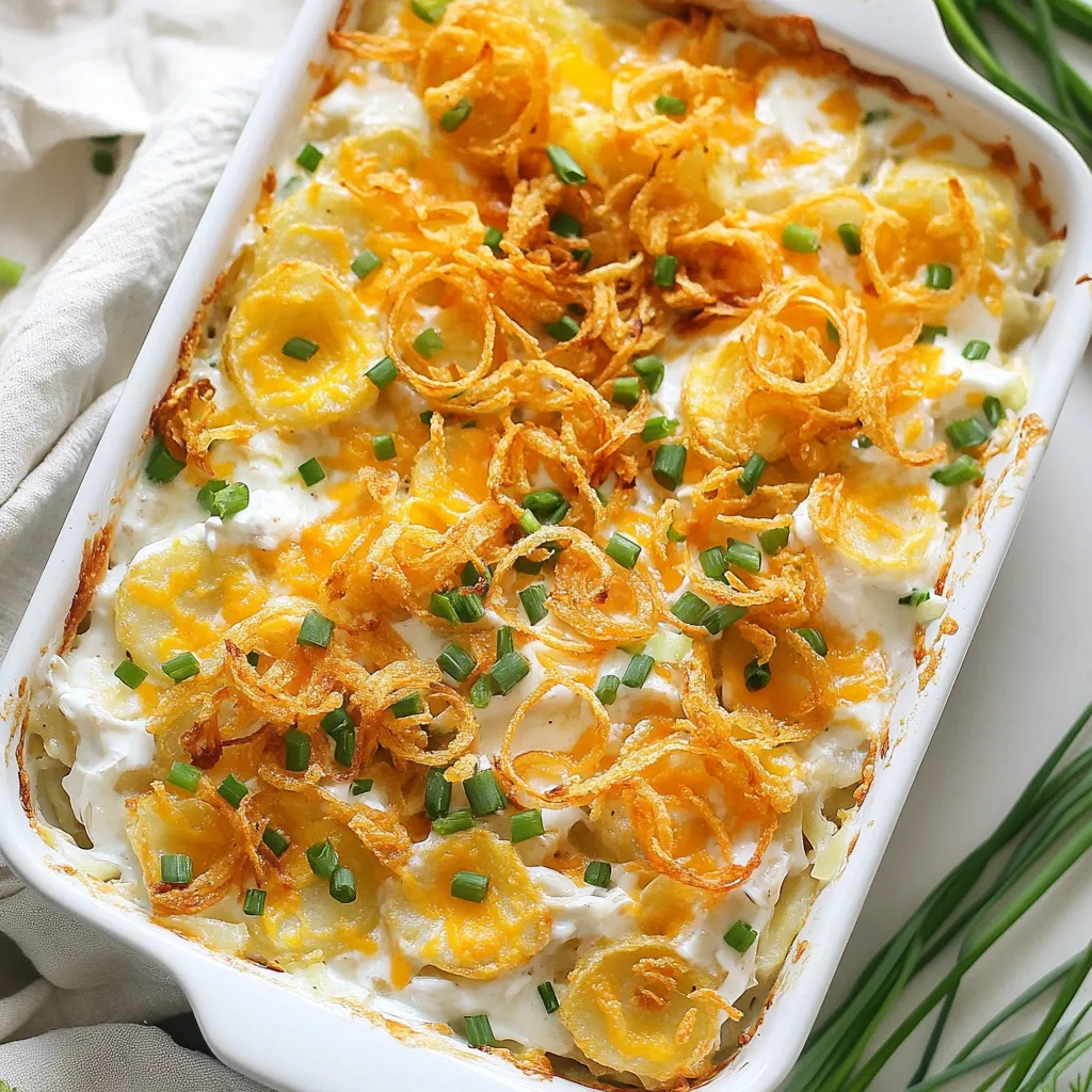 French Onion Funeral Potatoes Simple and Savory Dish