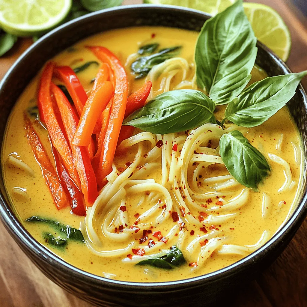 Thai Curry Noodle Soup Flavorful and Simple Recipe