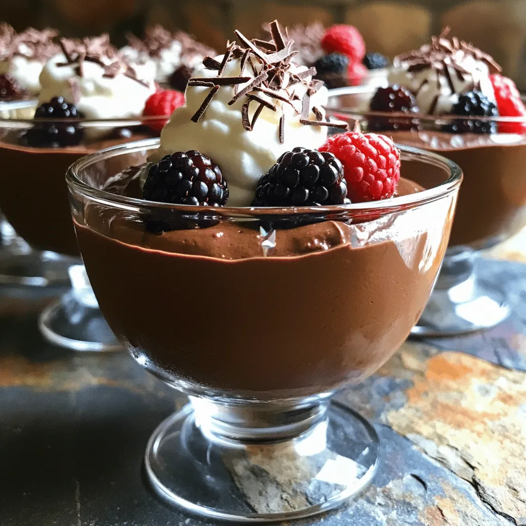 Chocolate Avocado Mousse Rich and Creamy Delight