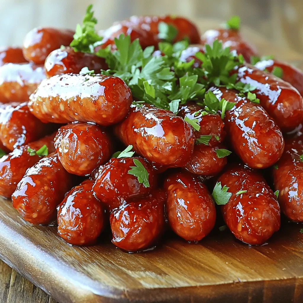 Crockpot grape jelly smokies are simple and fun to make. You need just a few key ingredients to create this tasty dish.