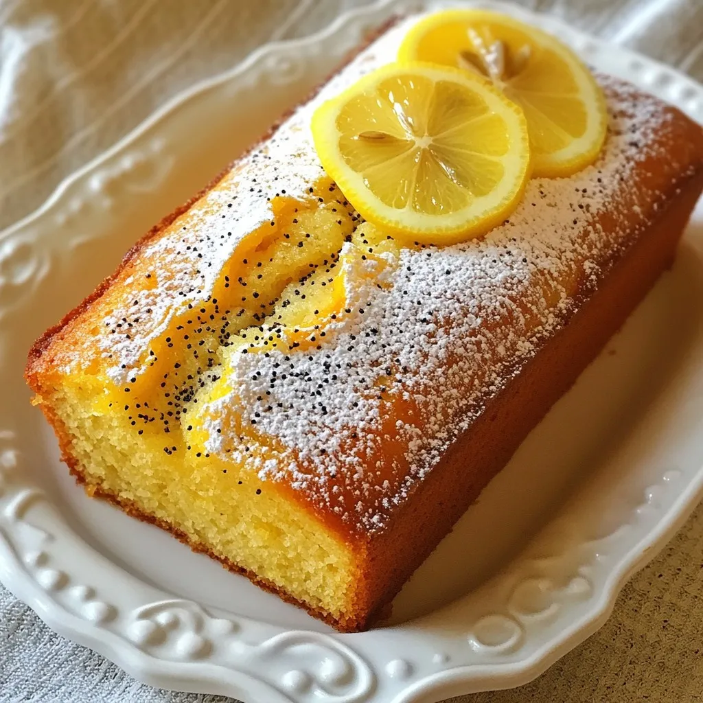 Lemon Poppy Seed Loaf Simple and Moist Recipe