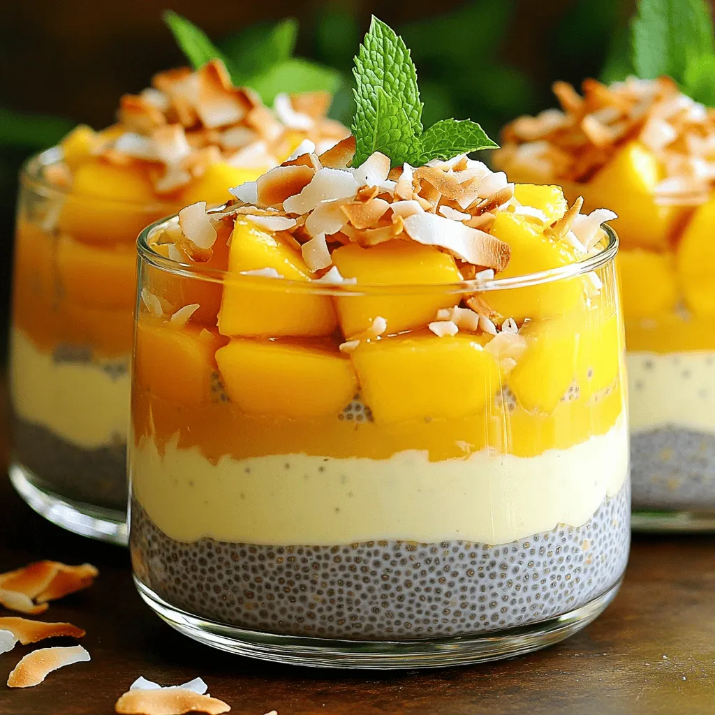 Mango Coconut Chia Pudding Nourishing and Tasty Treat