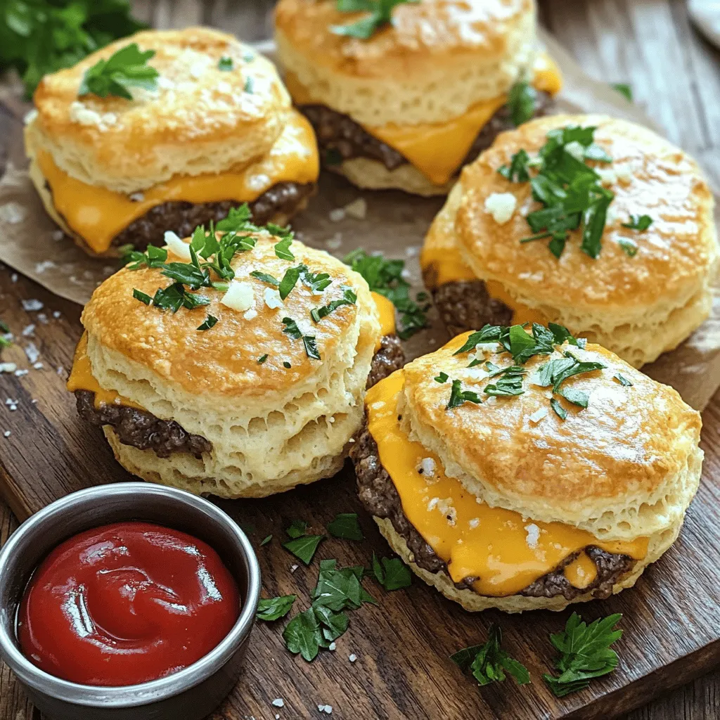 Easy Garlic Parmesan Cheeseburger Bombs Quick and Tasty