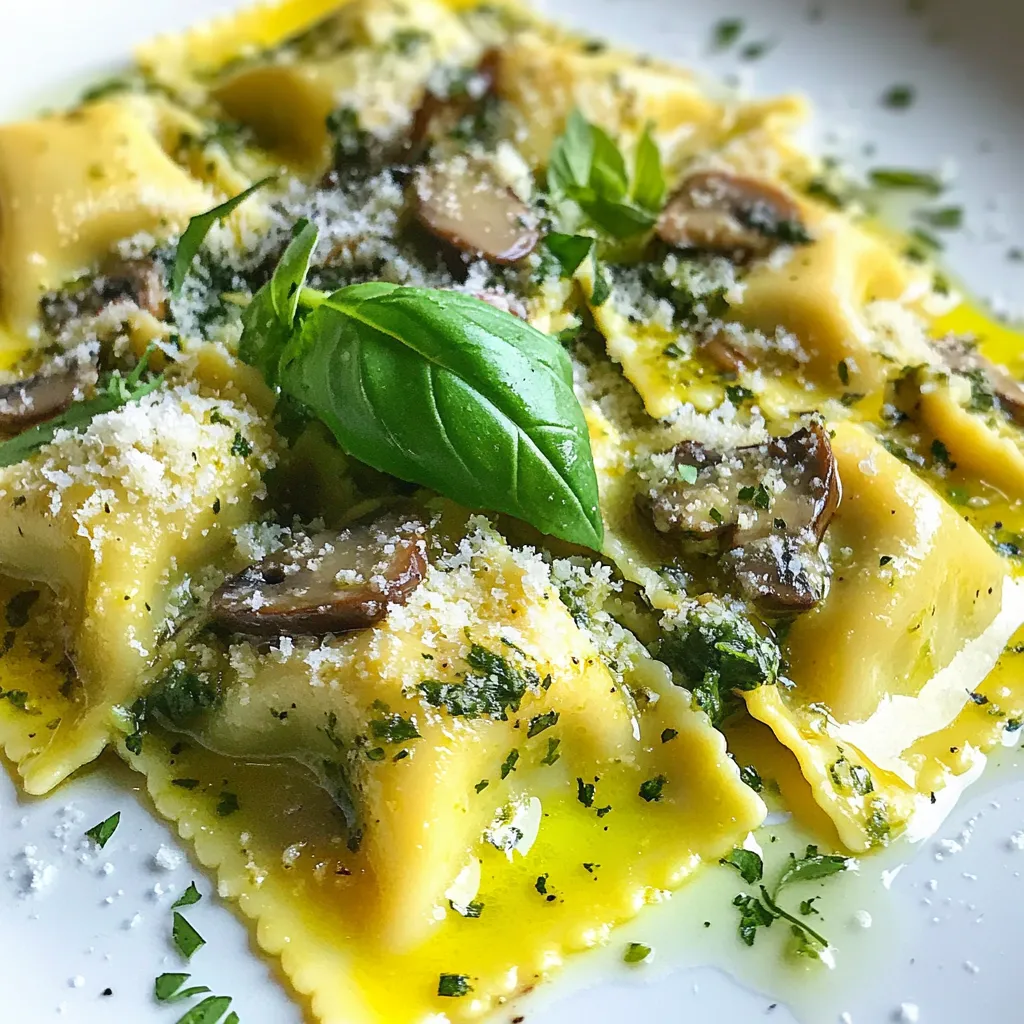 Savory Spinach Mushroom Ravioli Easy Recipe Guide