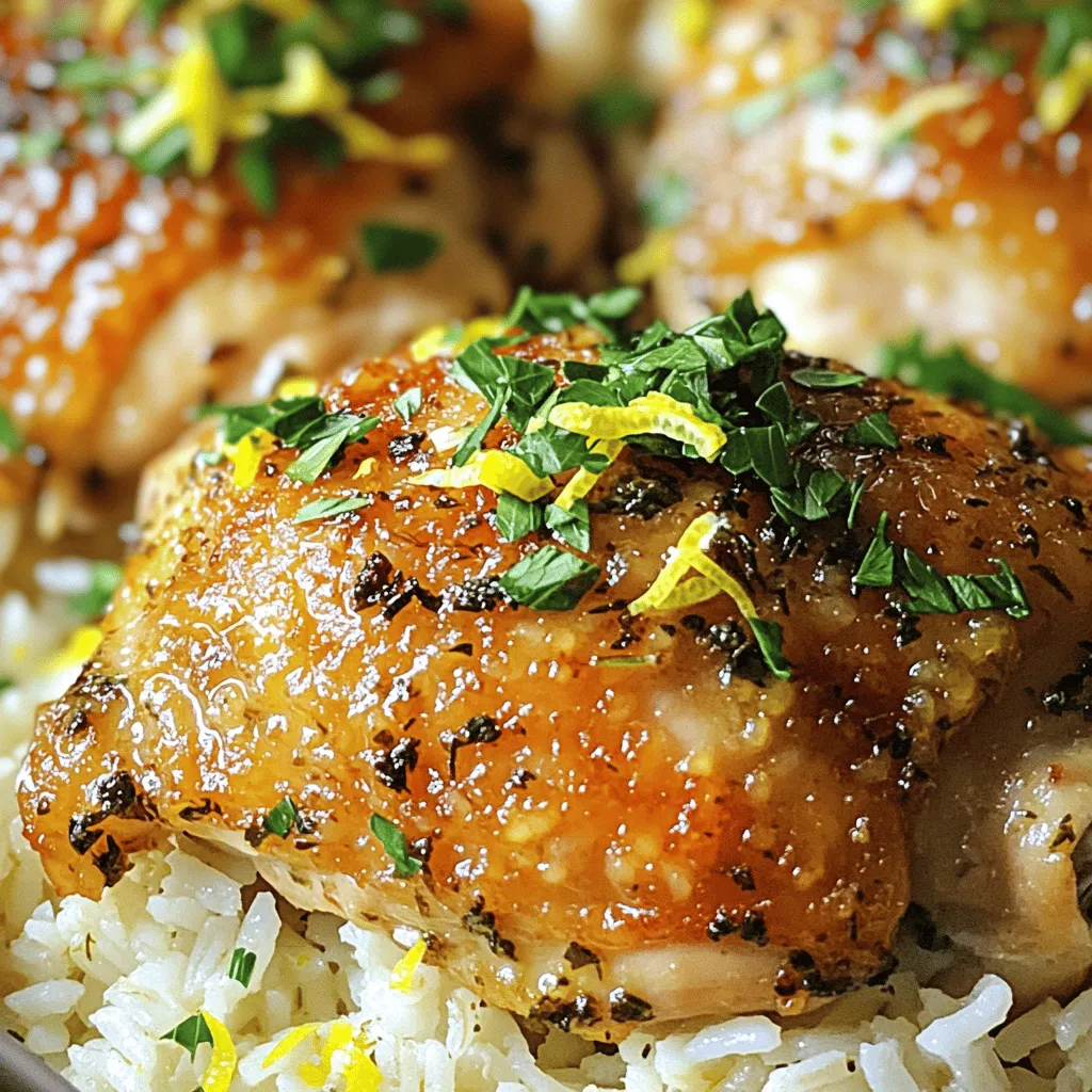 Lemon Herb Chicken and Rice Flavorful Home Dish