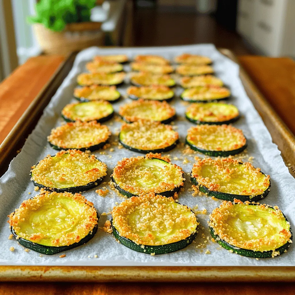 Baked Parmesan Zucchini Chips Crispy and Simple Snack