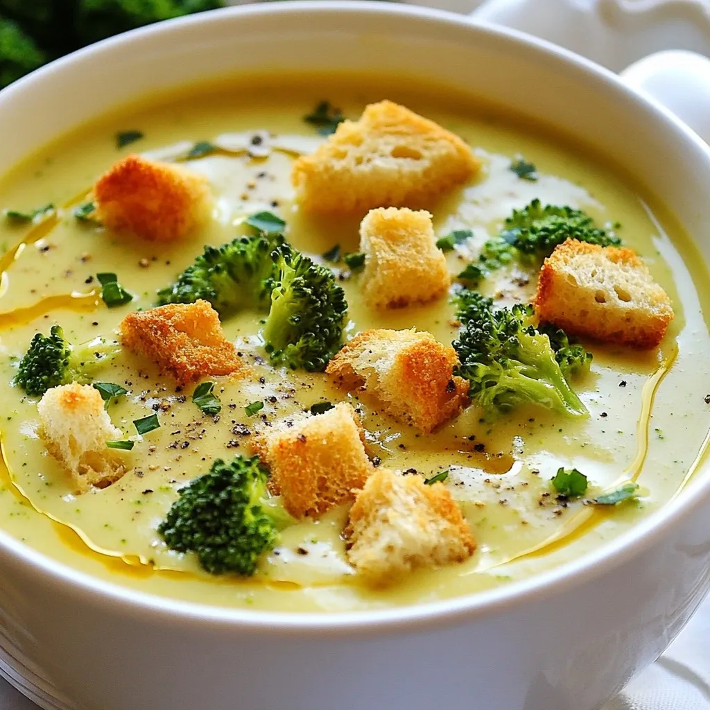 Creamy Broccoli Cheddar Soup Quick and Tasty Recipe