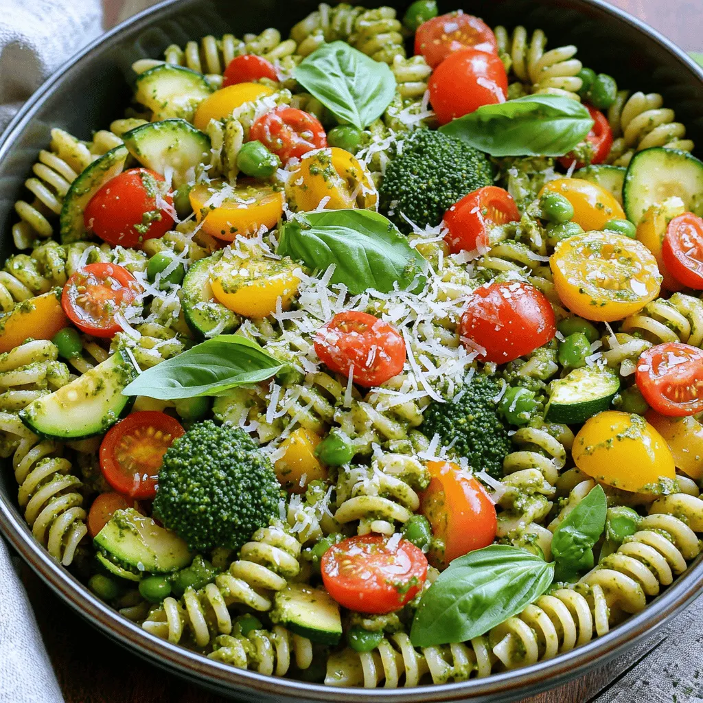 Pesto Pasta Primavera Fresh and Flavorful Recipe