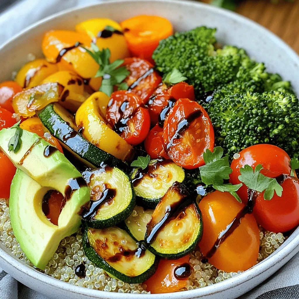 Roasted Vegetable Quinoa Bowl Flavorful Healthy Meal