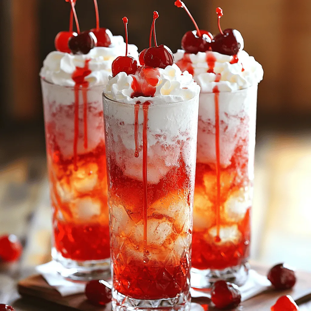 Cherry Italian Cream Sodas Flavorful Refreshing Treat