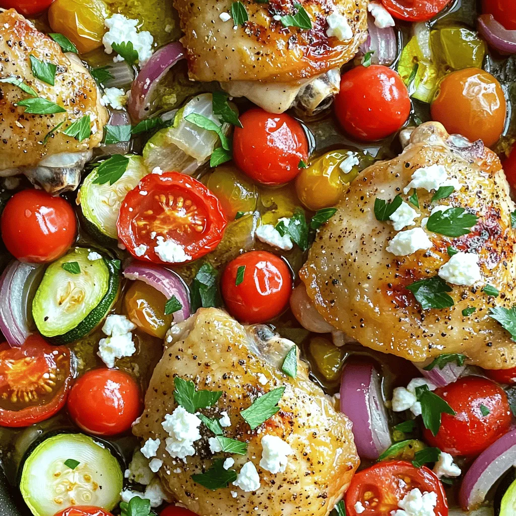 One Pan Mediterranean Chicken Flavorful and Easy Meal