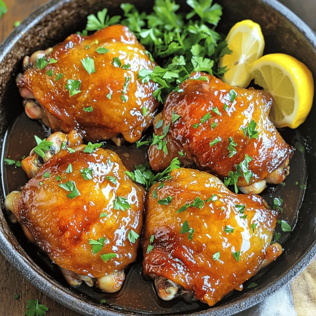 Honey Mustard Chicken Thighs Juicy and Flavorful Meal
