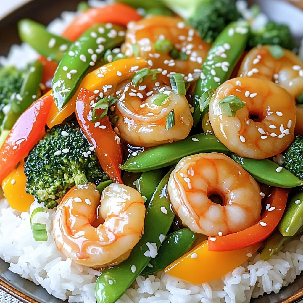 Honey Garlic Shrimp Stir Fry Simple and Tasty Meal
