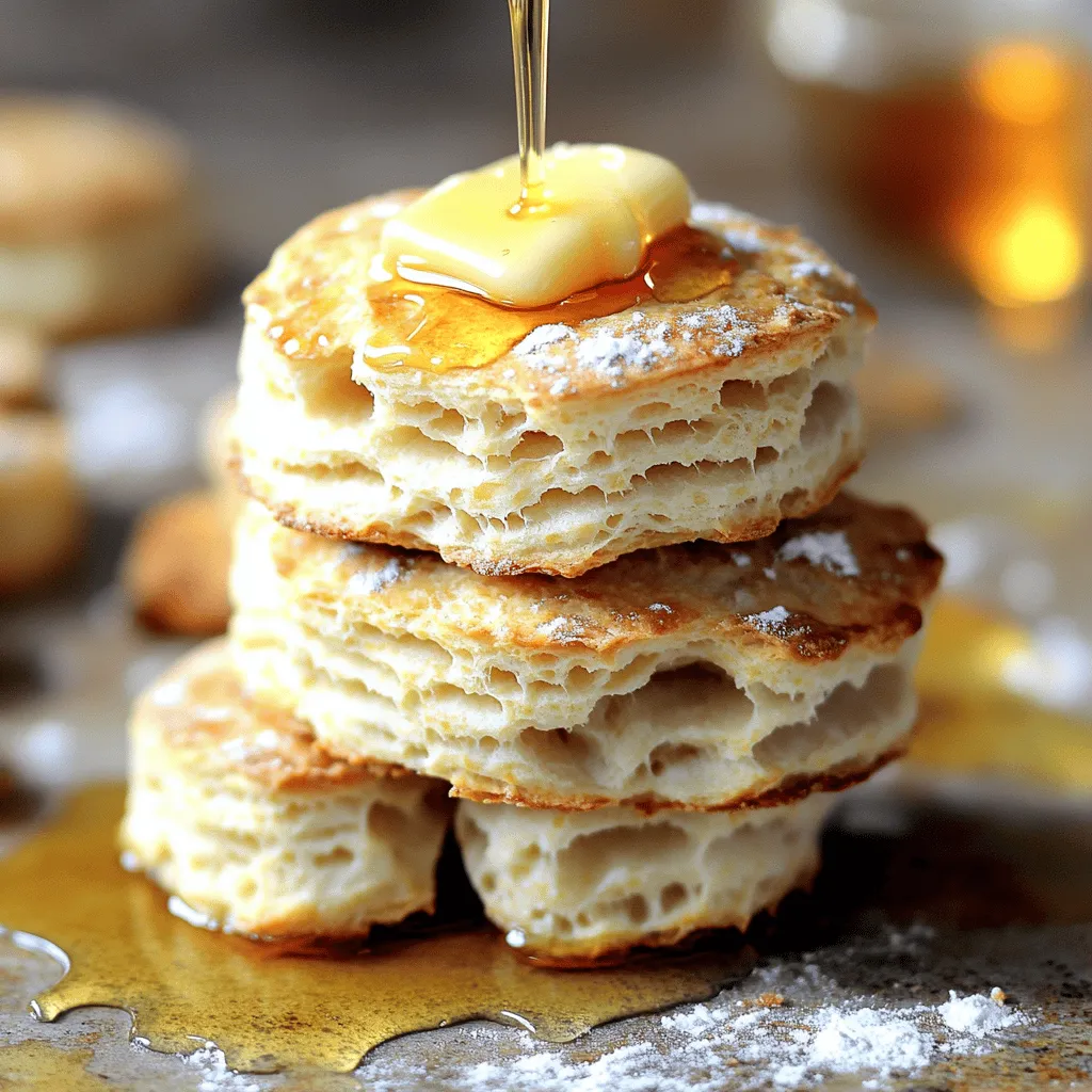 To make great buttermilk biscuits, you need key ingredients. The main one is all-purpose flour. It gives the biscuits structure. You also need baking powder. This helps the biscuits rise. Baking soda works with the buttermilk to add fluffiness. Salt adds flavor and makes the biscuits taste good.