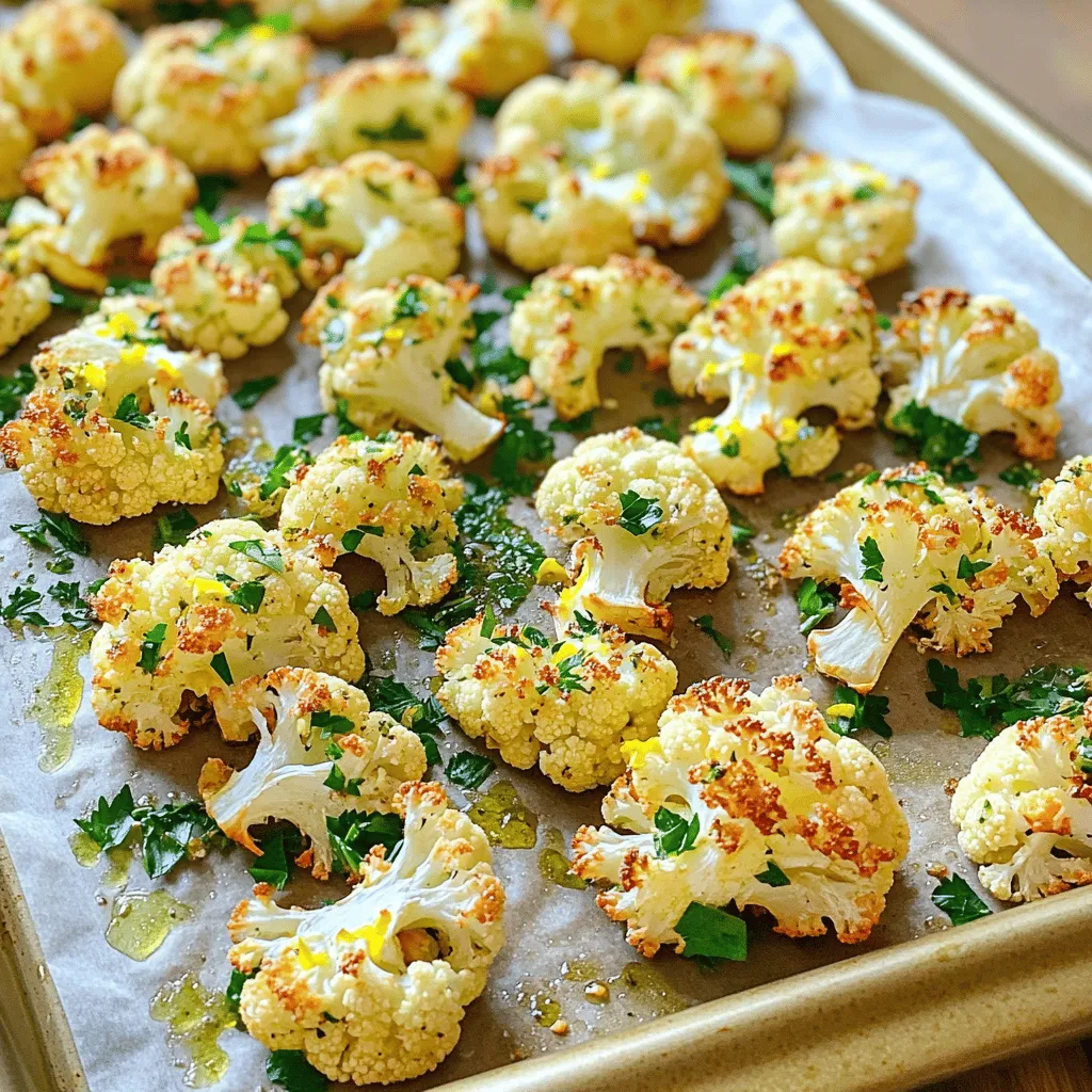 Sheet Pan Roasted Cauliflower Simple and Tasty Meal