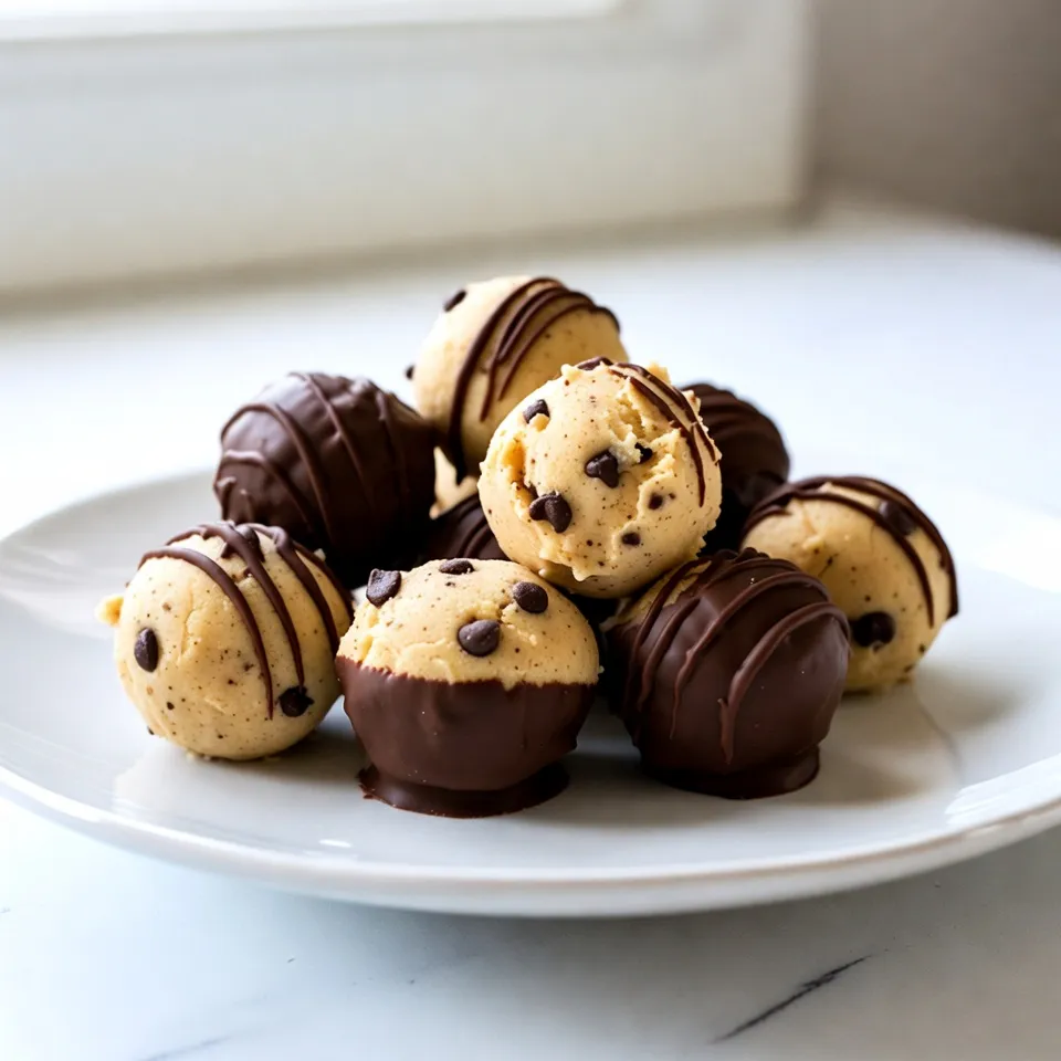 Chocolate Chip Cookie Dough Truffles Irresistible Treat