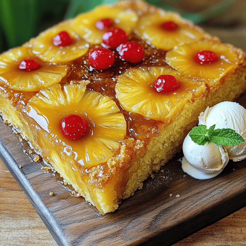 Pineapple Upside Down Cake Easy Step-by-Step Photos