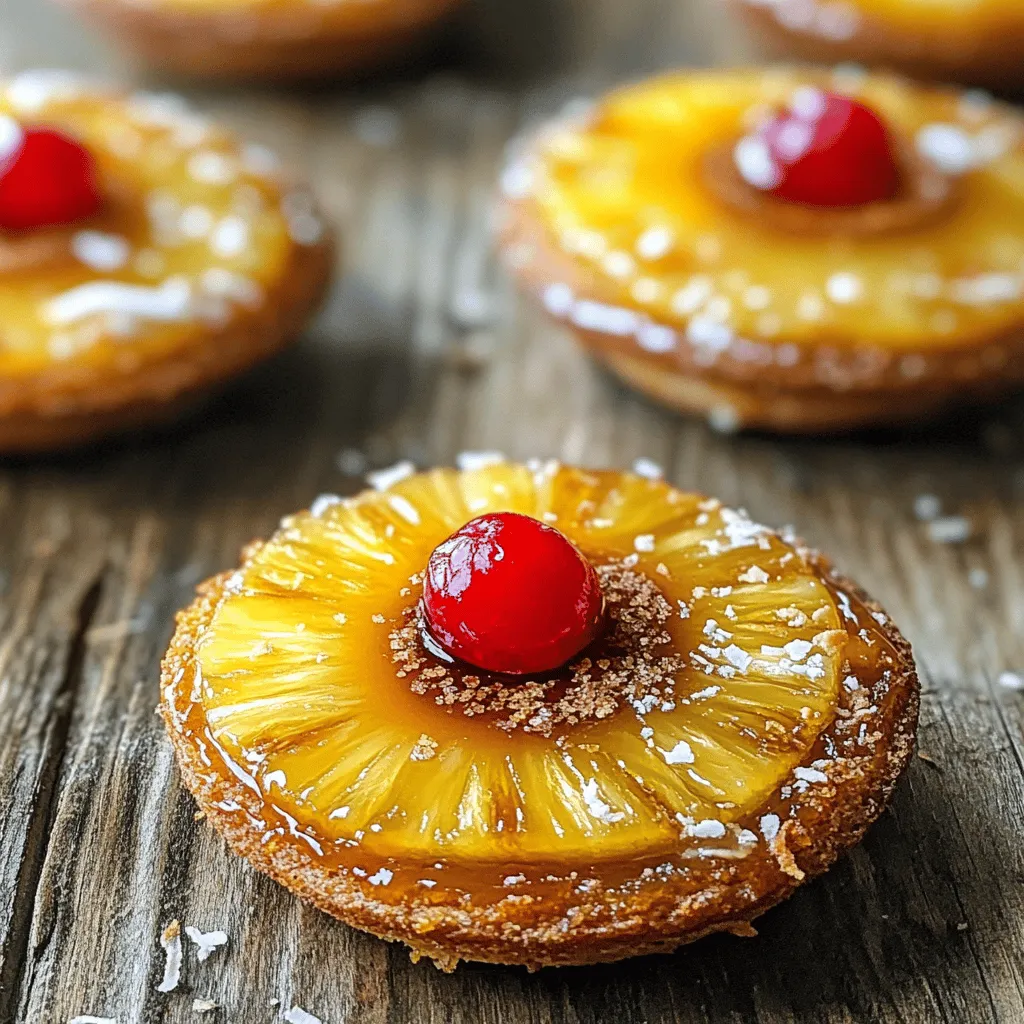 Muffin Tin Mini Pineapple Upside Down Cakes Delight