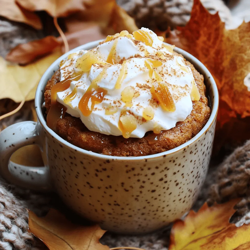 Gingerbread Mug Cake Decadent and Quick Treat