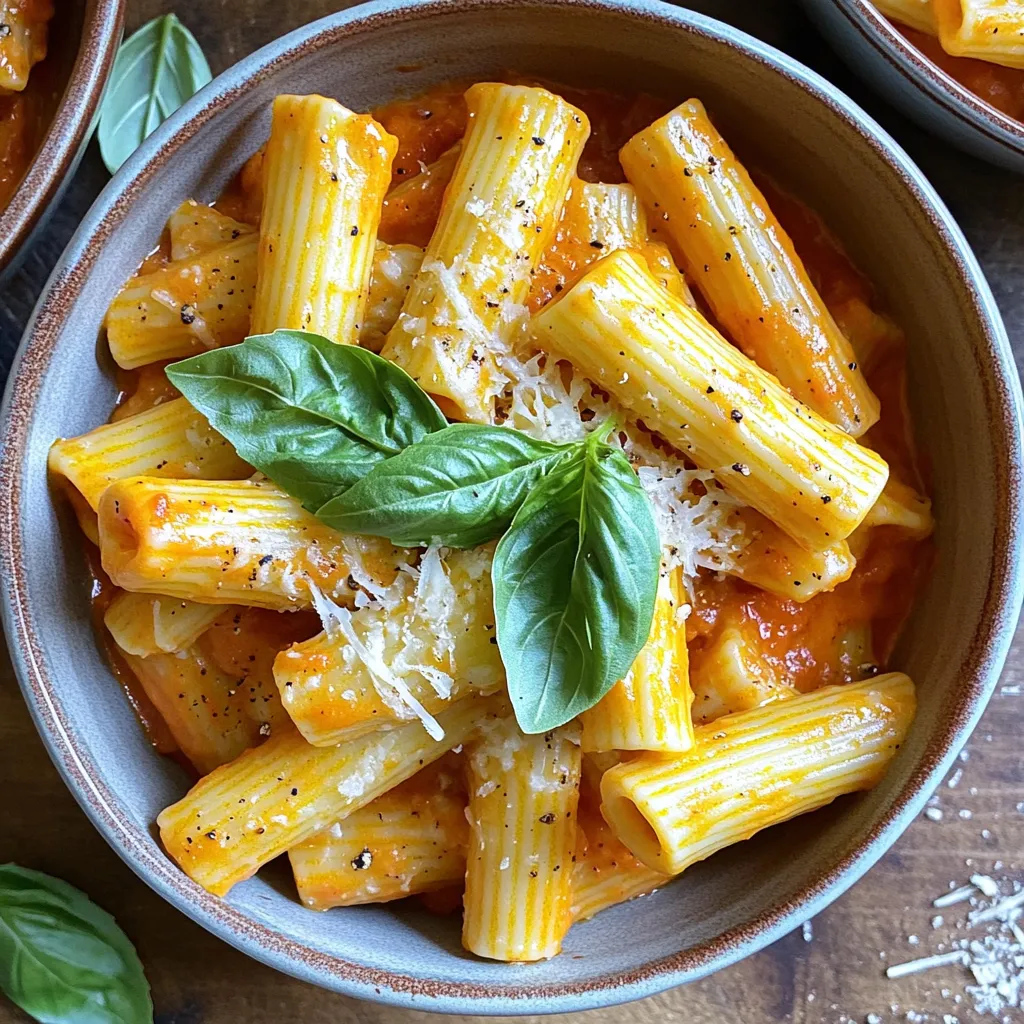 Creamy Roasted Red Pepper Pasta One-Pot Delight