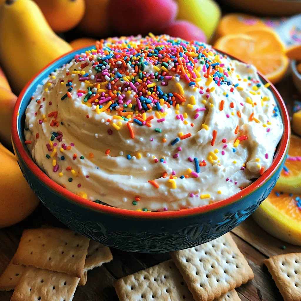 Funfetti Birthday Cake Dip Delightfully Sweet Treat