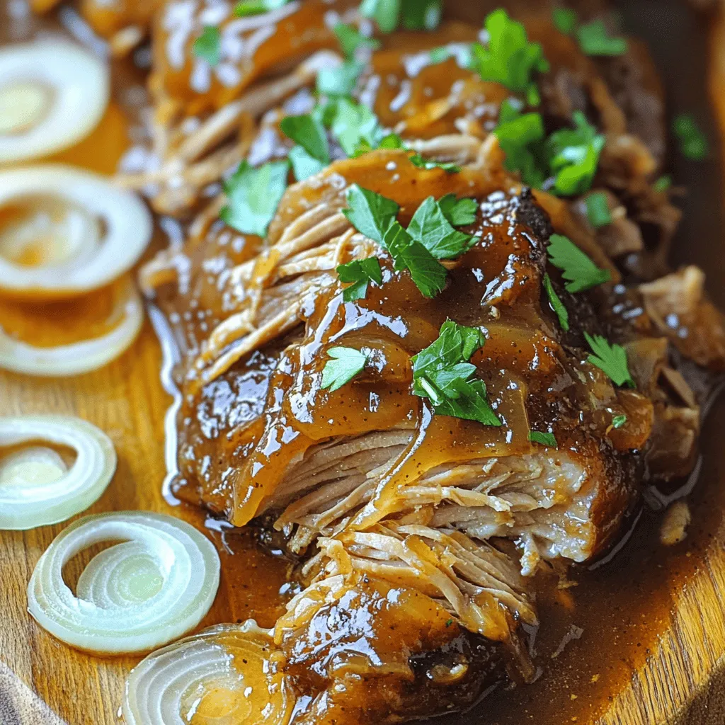 Slow-Cooked Pork Shoulder Tasty and Tender Dish